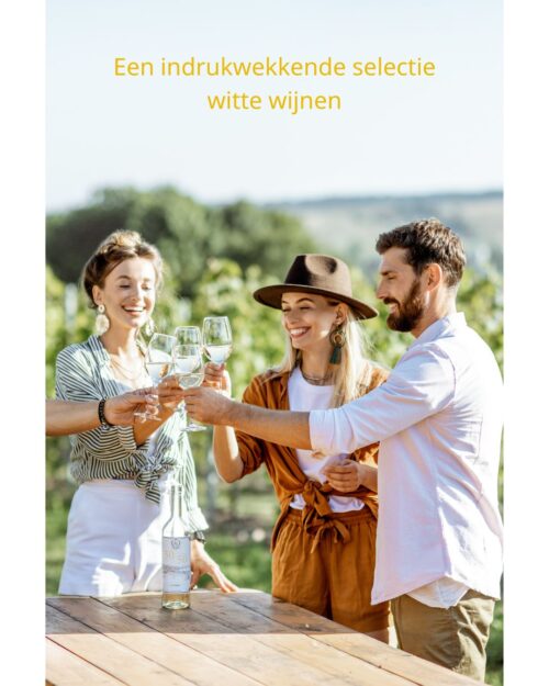 Een indrukwekkende selectie witte wijnen