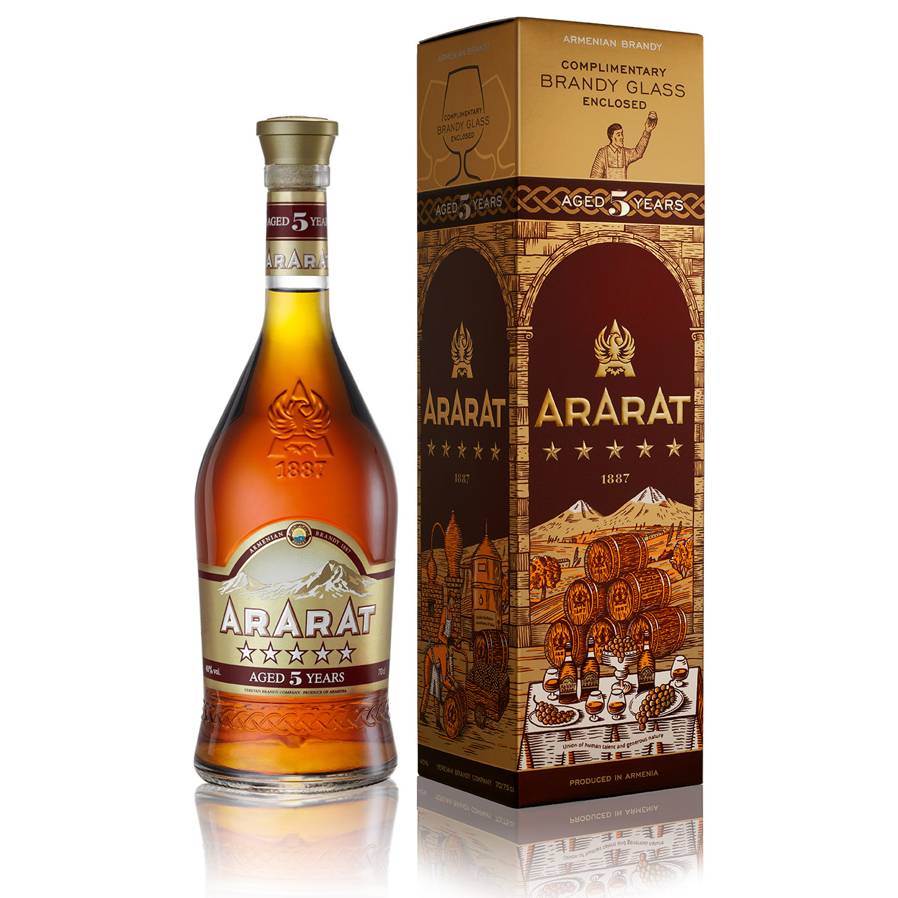 Ararat 5 jaar +1 glaas Ararat 5 jaar +1 glaas